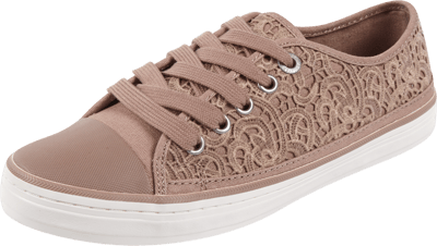 s.Oliver RED LABEL Sneaker mit Häkelspitze Rose 4