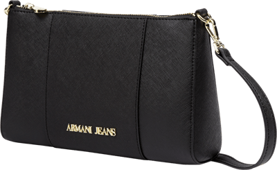 Armani Jeans Crossbody Bag mit Saffiano-Struktur Black 6