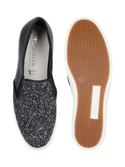 Tamaris Slip-On Sneaker mit Glitter-Effekt Black 5