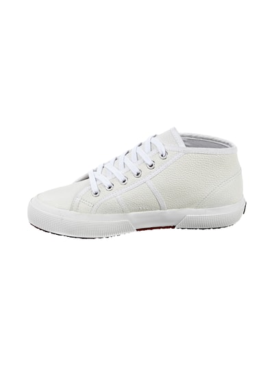 Superga Sneaker aus echtem Leder Weiss 3