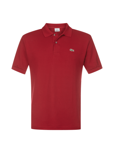 Lacoste Classic Fit Poloshirt mit Logo-Badge Bordeaux 2