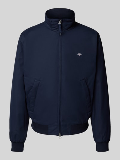 Gant Jacke mit Stehkragen und Label-Stitching Dunkelblau 2
