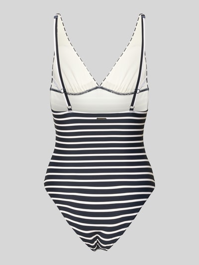 Marc O'Polo Badpak met all-over motief Donkerblauw - 3