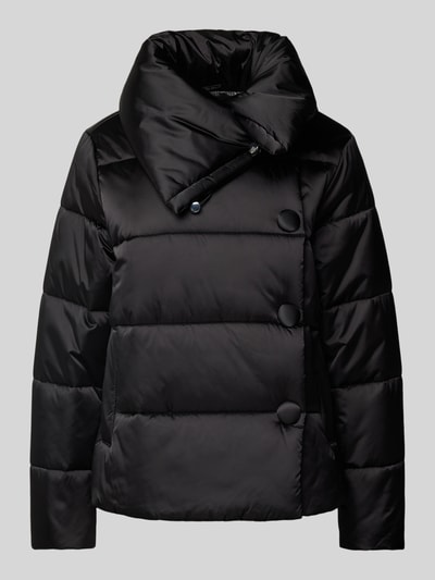 Liu Jo White Steppjacke mit Stehkragen Black 1