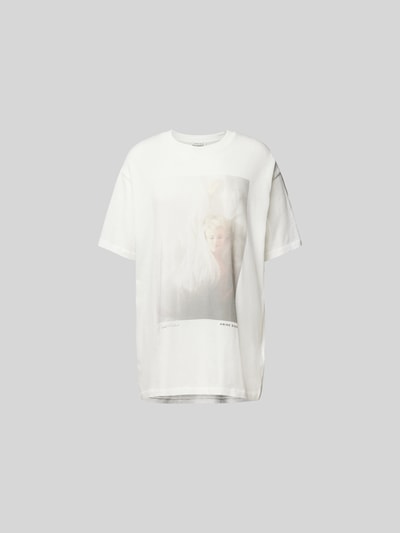 Anine Bing Oversized T-Shirt mit Foto-Print Ecru 2