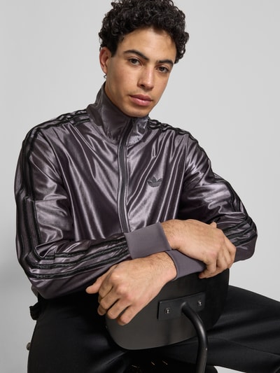 adidas Originals Sweatjacke mit Stehkragen Anthrazit 3
