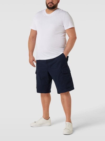 Tommy Hilfiger Big & Tall PLUS SIZE Cargoshorts mit Label-Details Marine 1