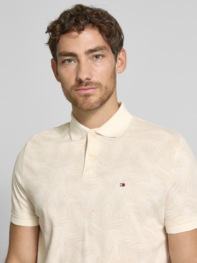Tommy Hilfiger Regular Fit Poloshirt aus reiner Baumwolle Ecru 3