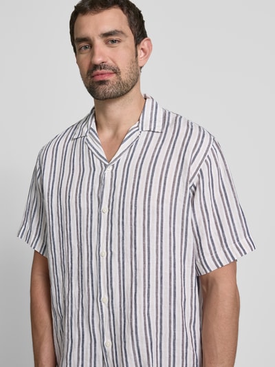 SELECTED HOMME Regular Fit Freizeithemd aus reinem Leinen Modell 'KYLIAN' Offwhite 3