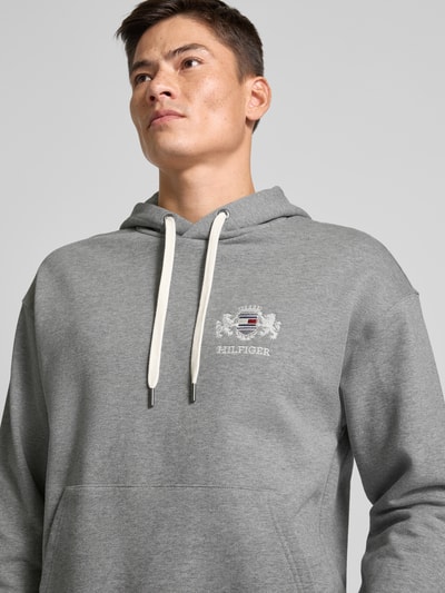 Tommy Hilfiger Hoodie mit Label-Stitching Hellgrau 3