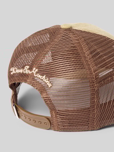 DEUS EX MACHINA Czapka z daszkiem i naszywką z logo Beżowy 3