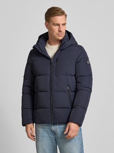 ECOALF Steppjacke mit Reißverschlusstaschen Modell 'BAZON' Marine 4