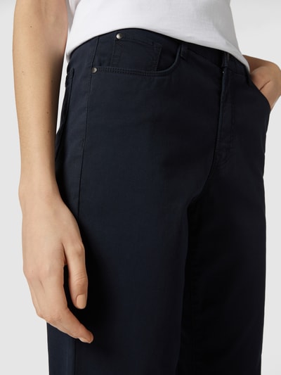 Brax Stijlvolle fit broek met siersteentjes  Marineblauw - 3