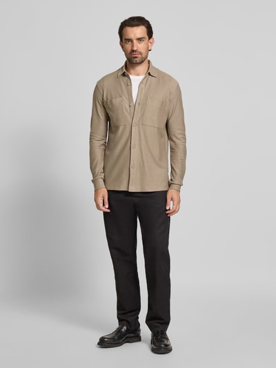 Tom Tailor Denim Relaxed Fit Freizeithemd aus reiner Baumwolle Hazel 1