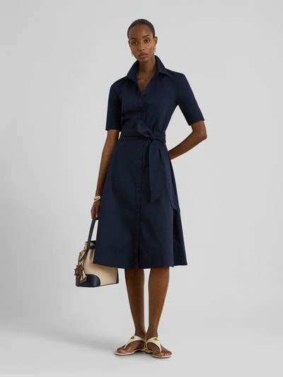 Lauren Ralph Lauren Körpernahes Hemdblusenkleid aus Baumwoll-Mix  Marine 1