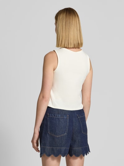 Jake*s Casual Top z okrągłym dekoltem Złamany biały 5
