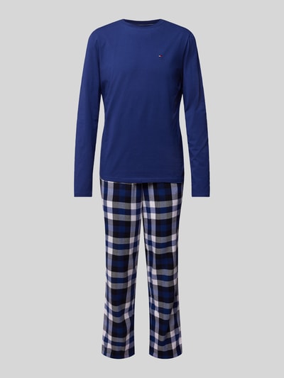 Tommy Hilfiger Pyjama mit Logo-Stitching Blau 1