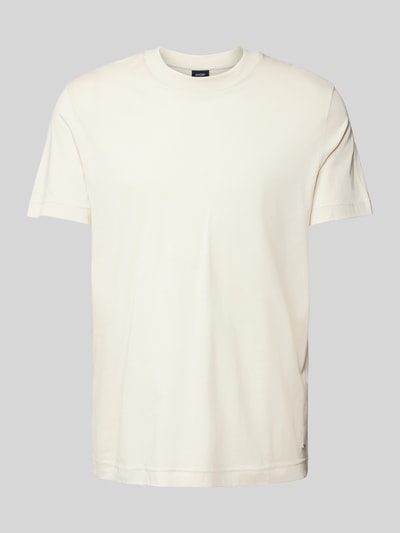 JOOP! Collection T-Shirt mit geripptem Rundhalsausschnitt Modell 'Carlon' Beige 2