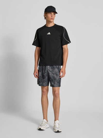 adidas Sportswear T-shirt met labelprint Zwart - 1