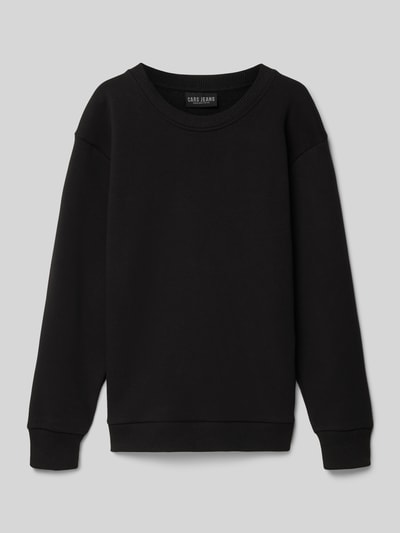 CARS JEANS Sweatshirt mit Rundhalsausschnitt Modell 'EAMON' Black 1