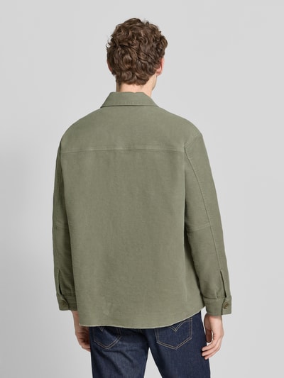 Drykorn Kurtka koszulowa z listwą guzikową model ‘DIARD’ Trzcinowy 5