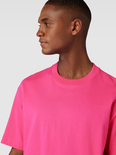 Marc O'Polo Relaxed Fit T-Shirt aus Baumwolle mit Rundhalsausschnitt Pink 3