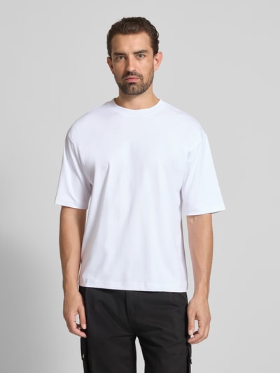 JAKE*S STUDIO MEN T-shirt z okrągłym dekoltem Biały 4