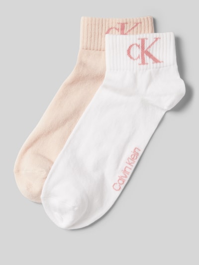 Calvin Klein Jeans Socken mit Label-Details im 2er-Pack Hellblau 1