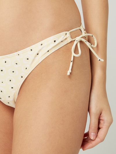 Becksöndergaard Bikinislip met vetersluitingen opzij, model 'Prinia' Geel - 3
