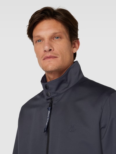 Marc O'Polo Jacke mit Label-Stitching Dunkelblau 3