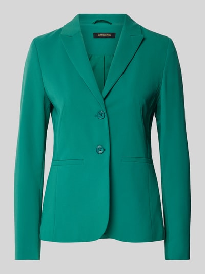 More & More Blazer in effen design Flessengroen - 2