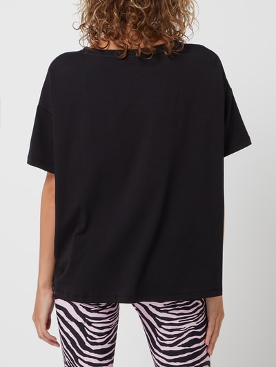 LIU JO SPORT Oversized T-Shirt mit Logo-Prints  Black 5