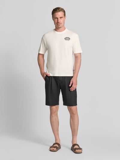 s.Oliver RED LABEL regular fit T-shirt van puur katoen Wit - 1