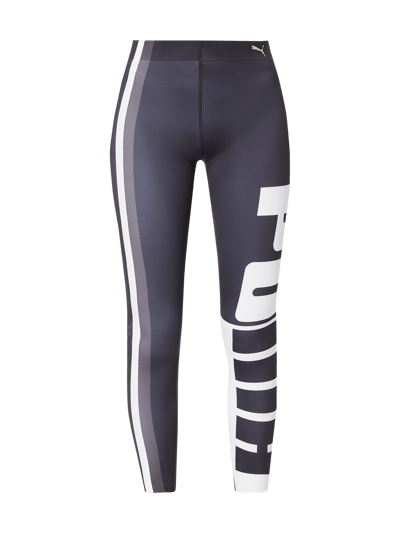 Puma Tight Fit Leggings mit Logo-Prints Anthrazit 2