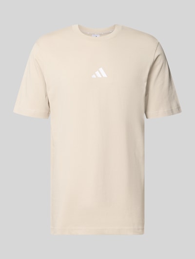 adidas Sportswear Regular fit t-shirt van puur katoen model 'M SL SJ T' Zand - 1