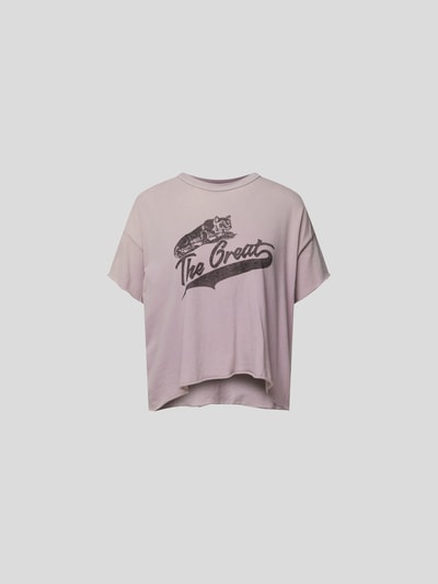 The Great T-Shirt mit Label-Print Rosa 2