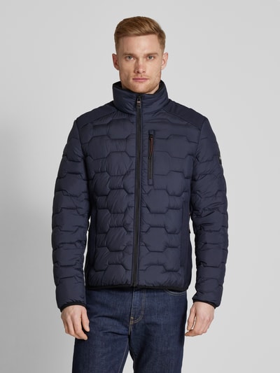 Tom Tailor Regular Fit Steppjacke mit Stehkragen Marine 4