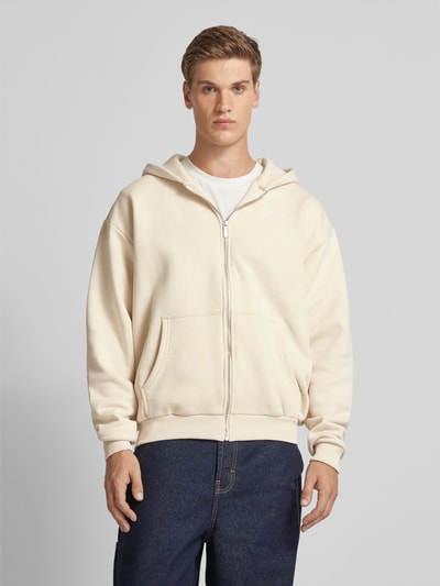 KARL KANI Sweatjacke mit Label-Stitching Sand 4