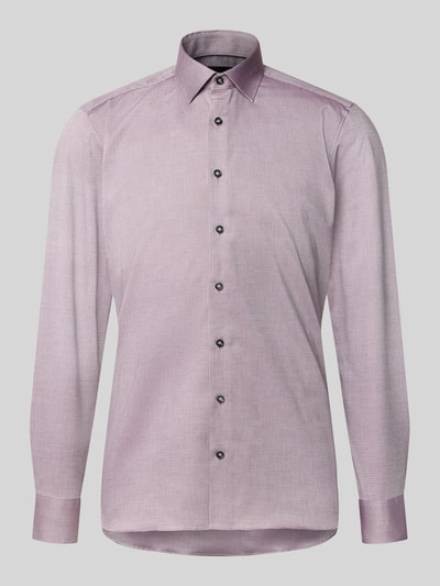 OLYMP Level 5 Body Koszula biznesowa o kroju slim fit z mieszanki bawełny Czerwony 1
