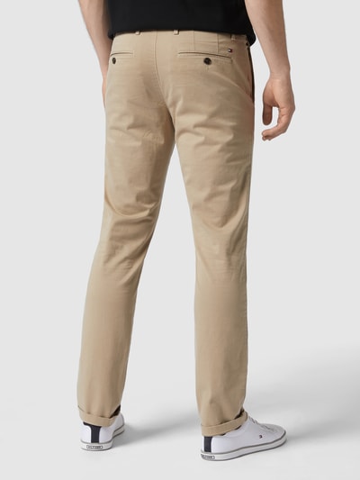 Tommy Hilfiger Straight fit chino met hoog stretchgehalte, model 'Denton' - 'Flex Technology' Beige - 5