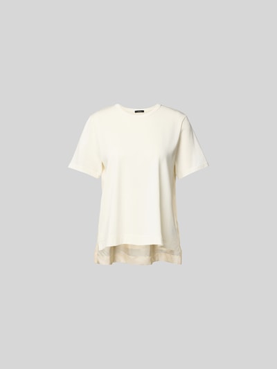 Joseph T-Shirt mit geripptem Rundhalsausschnitt Ecru 2