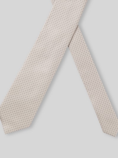 BOSS Krawatte aus reiner Wolle Modell 'KNITTED TIE 7CM' Dunkelbraun 4