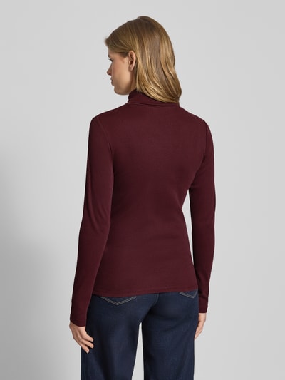 Marc O'Polo Denim Golf o kroju slim fit z mieszanki bawełny Bordowy 5