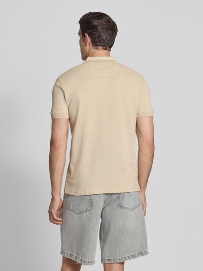 BOSS Green Regular Fit Poloshirt mit Label-Stitching Modell 'PADDY' Sand 5