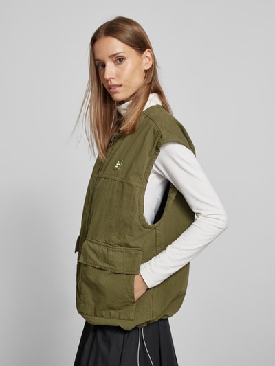 American Vintage Kamizelka z zamkiem błyskawicznym model ‘RYGYBAY’ Khaki 3