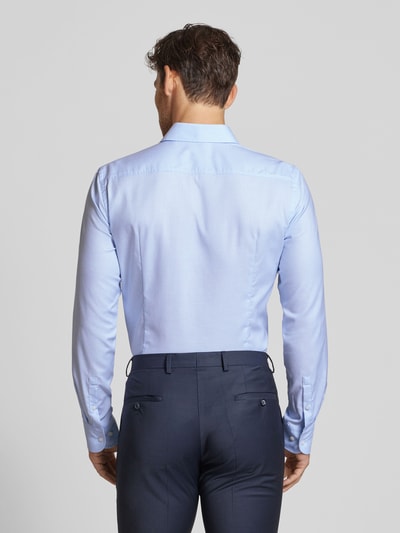 BOSS Slim Fit Business-Hemd mit Kentkragen Modell 'Hank' Bleu 5