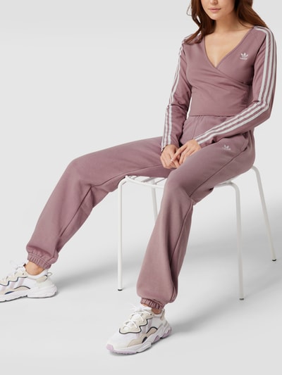 adidas Originals Sweatpants mit Logo-Stitching Mauve 1