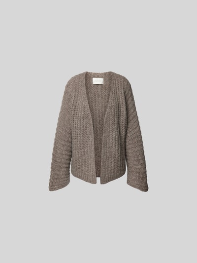 Juvia Cardigan in Strick-Optik Taupe 2