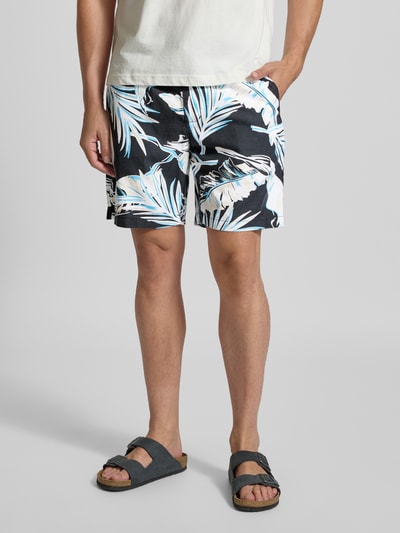Tommy Hilfiger Regular Fit Bermudas mit Allover-Muster Black 4