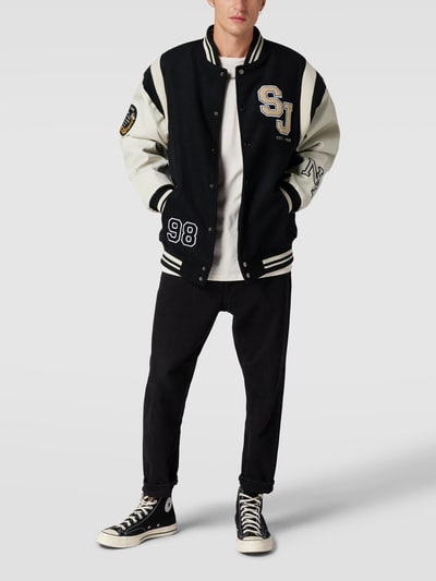 Sean John College-Jacke mit Statement-Stitching Black 1